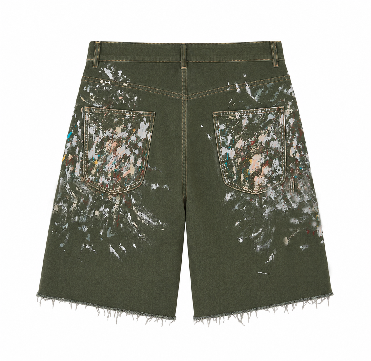 Paint Splatter Shorts